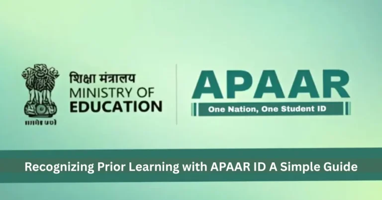 Recognizing Prior Learning with APAAR ID: A Simple Guide