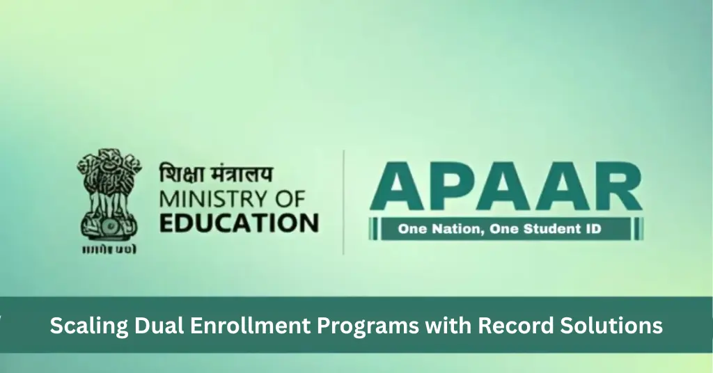 Scaling Dual Enrollment Programs with Record Solutions