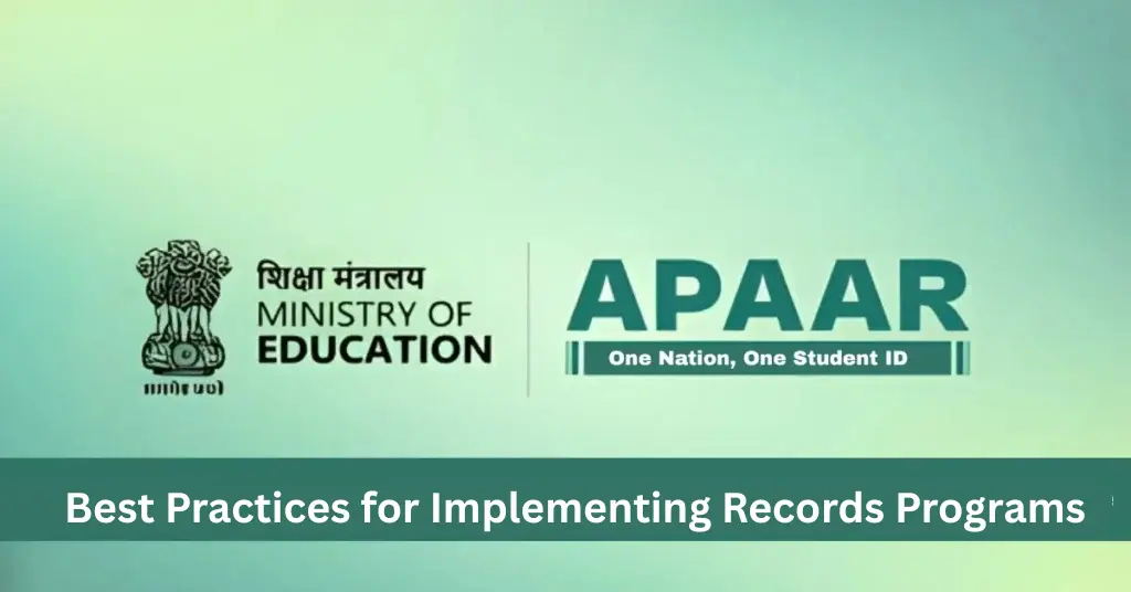 Best Practices for Implementing Records Programs
